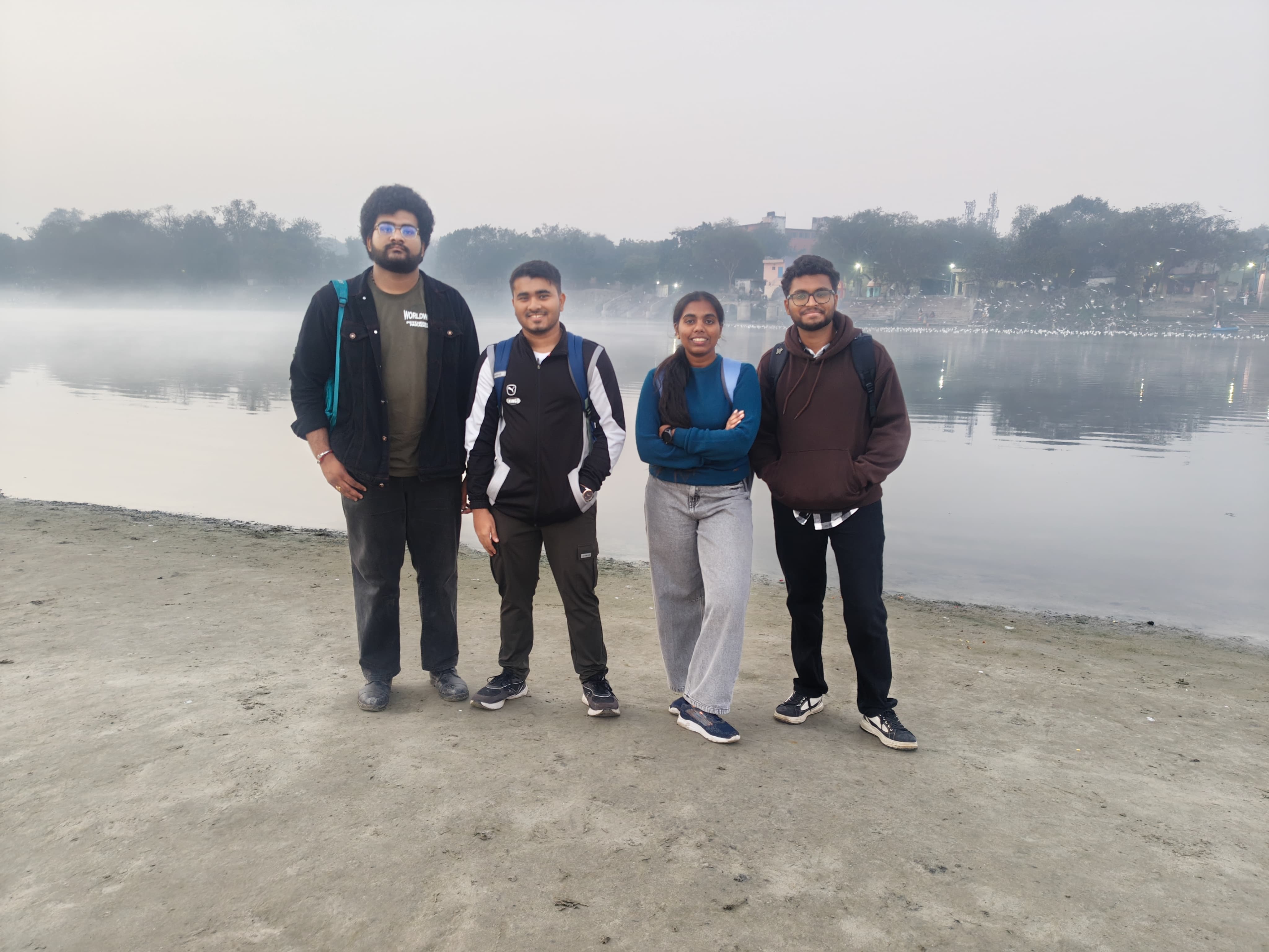 Team arrival in Delhi for the summit