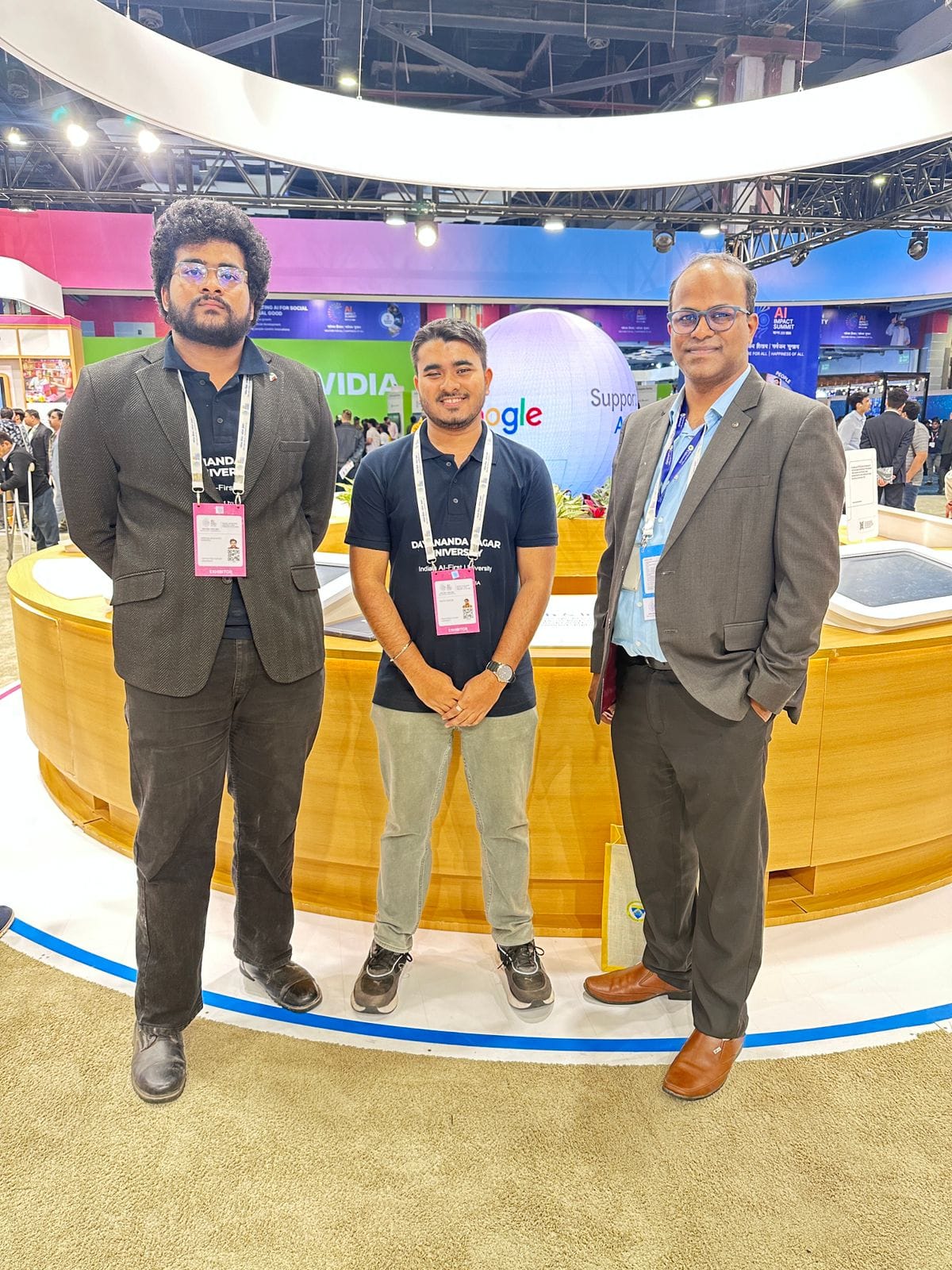 Google's AI research initiatives and presence at summit